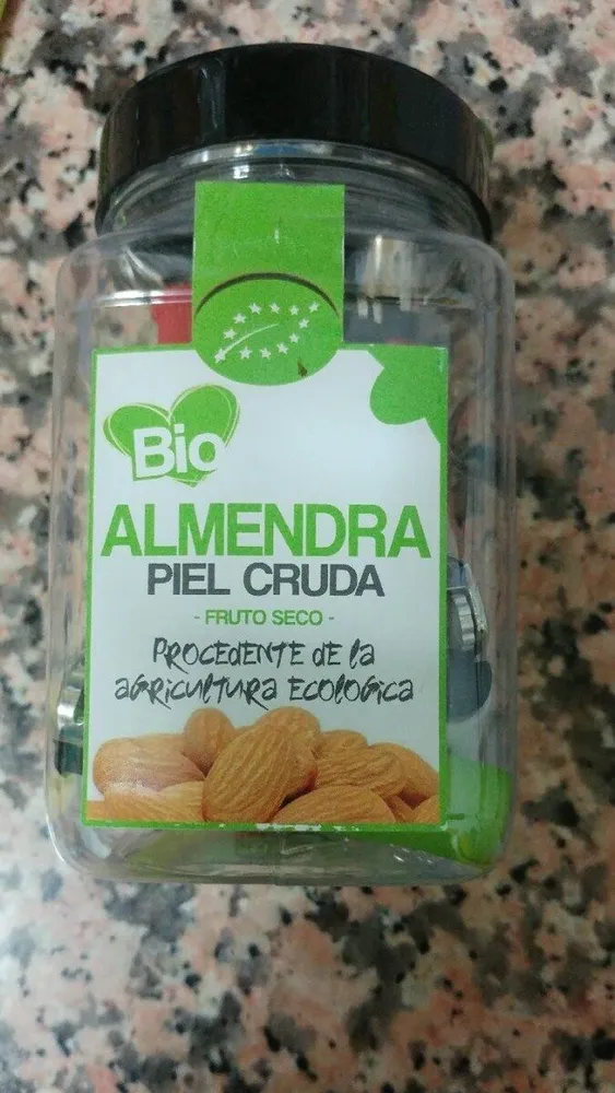 Almendra bio piel cruda