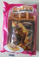 Gofre con chocolate