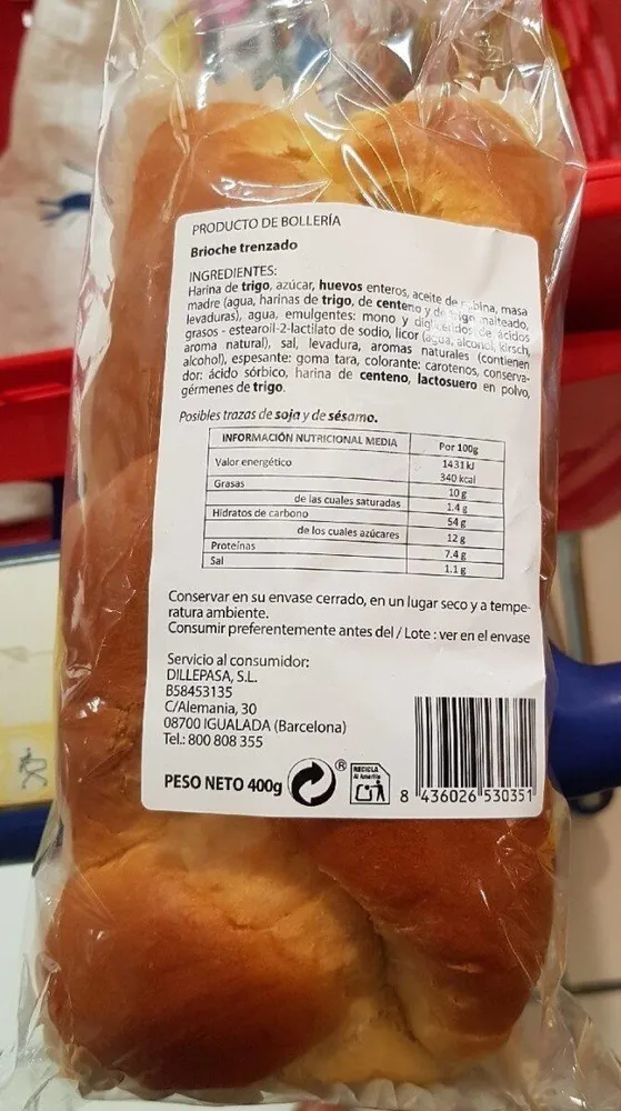 Brioche trenzado