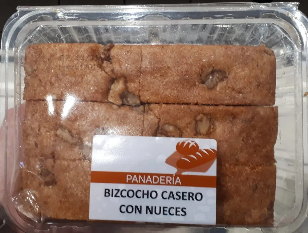 Bizcocho casero con nueces