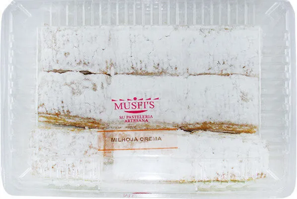Milhojas de crema