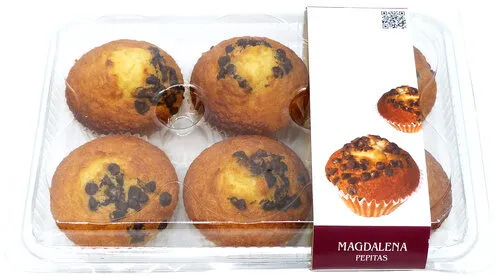 Magdalenas con Pepitas de Chocolate