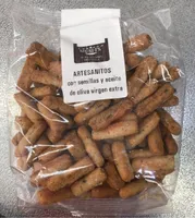 Artesanitos con semillas y aceite de oliva virgen extra