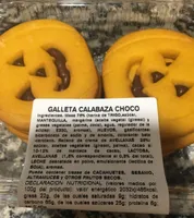 Galleta calabaza choco