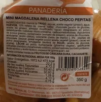 Mini magdalena rellena choco pepitas
