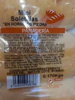 Mini Soletillas en horno de piedra