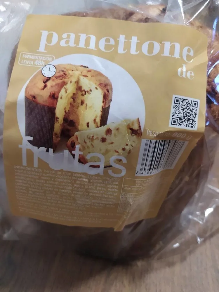 Panettone de frutas