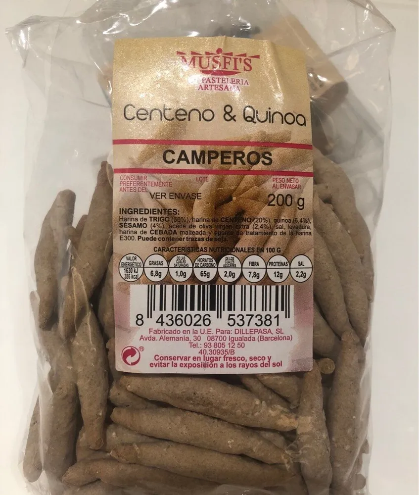 Camperos centeno y quinoa