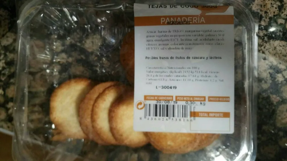Tejas de coco