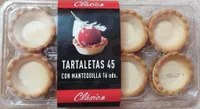 Tartaletas 45 con mantequilla