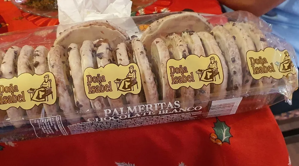 Palmeritas chocolate blanco