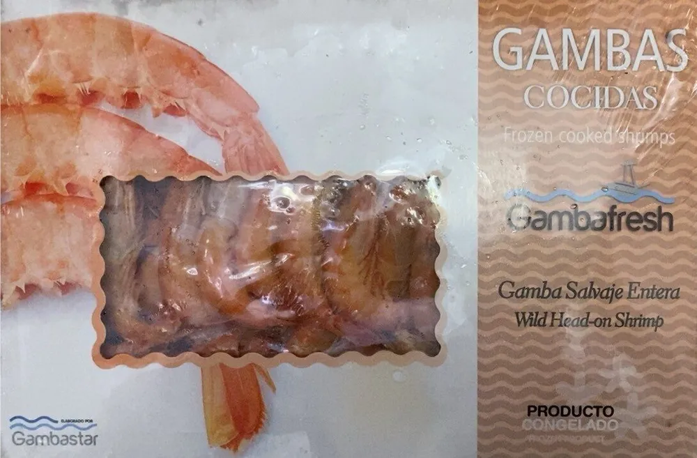 Gamba Cocida congelada