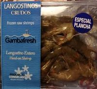 Langostino crudo congelado