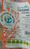 Gamba blanca cocida