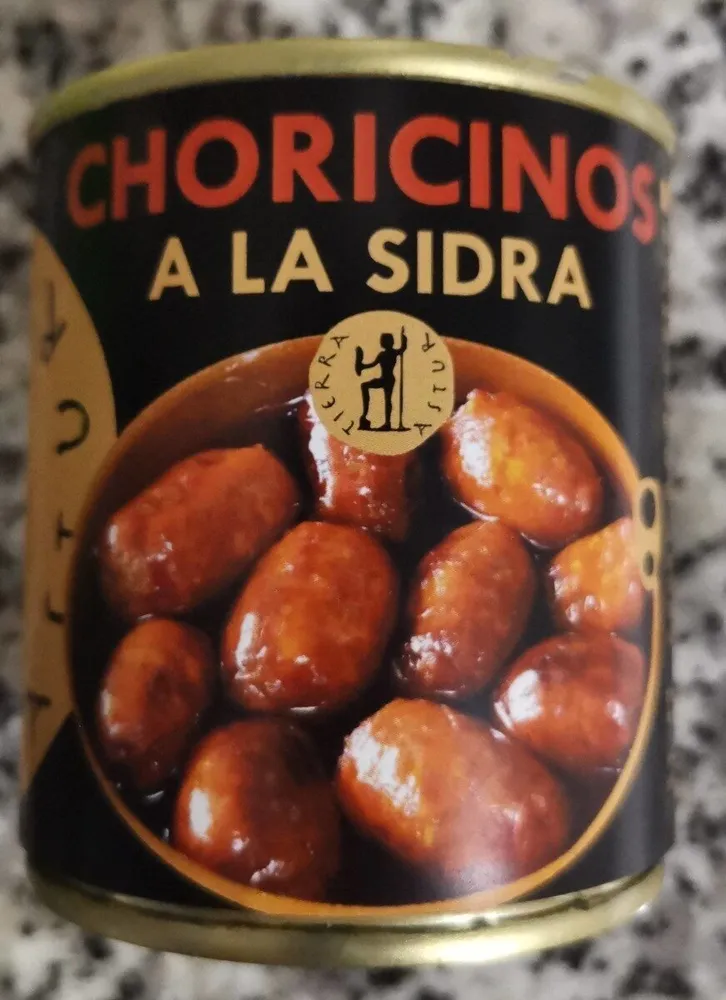 Choricinos a la sidra