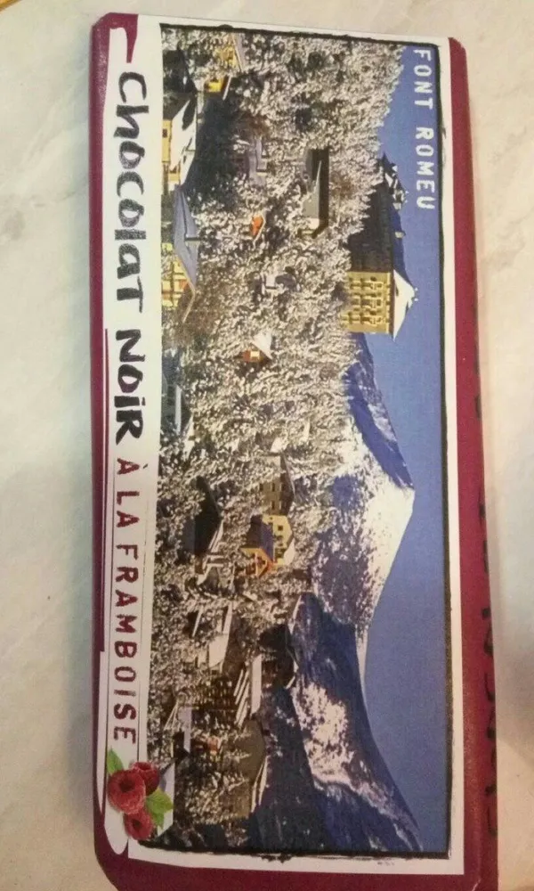 Chocolat noir à la framboise