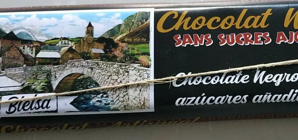Chocolat noir sans sucres ajoutés