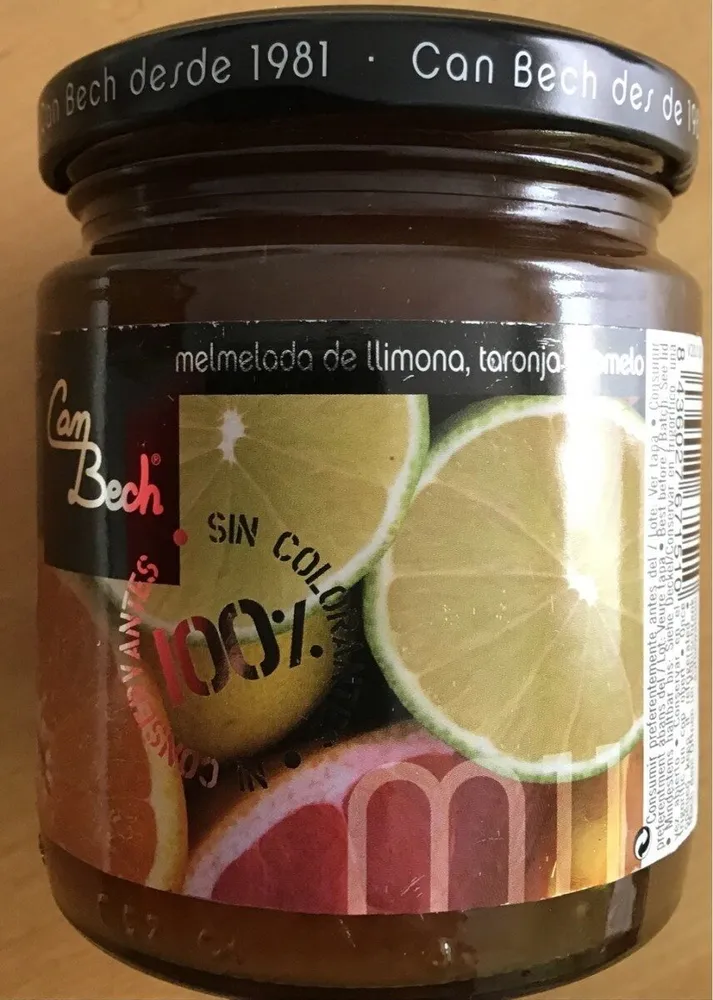 Lemon, orange and grapefruit preserve