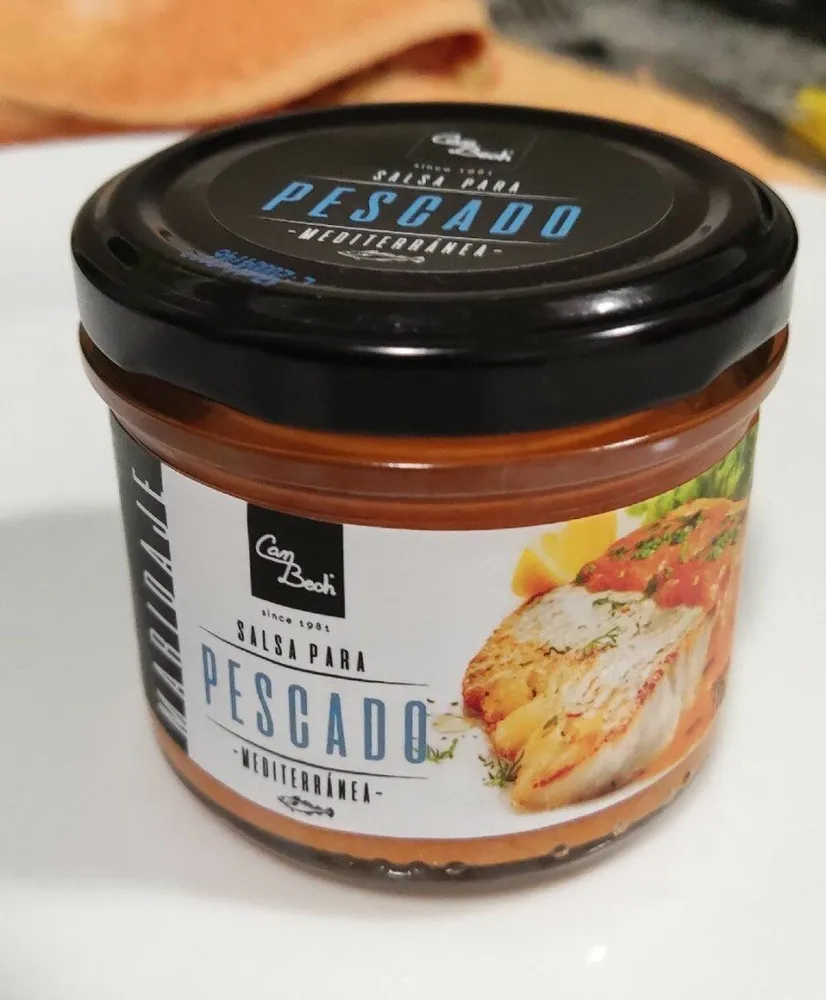 Salsa para pescado Mediterránea