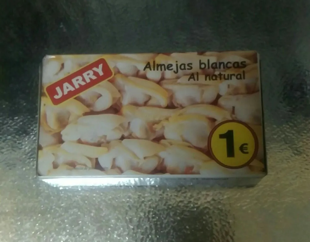 Almejas blancas al natural