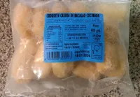 Croqueta casera de bacalao cocinada