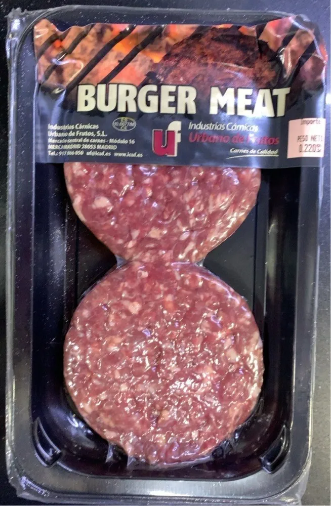 Burguer meat vaca