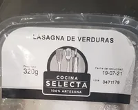 Lasagna de verduras