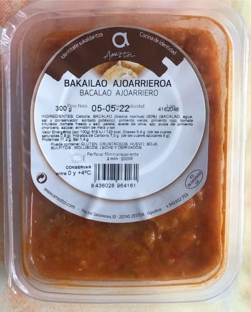Bacalao ajoarriero
