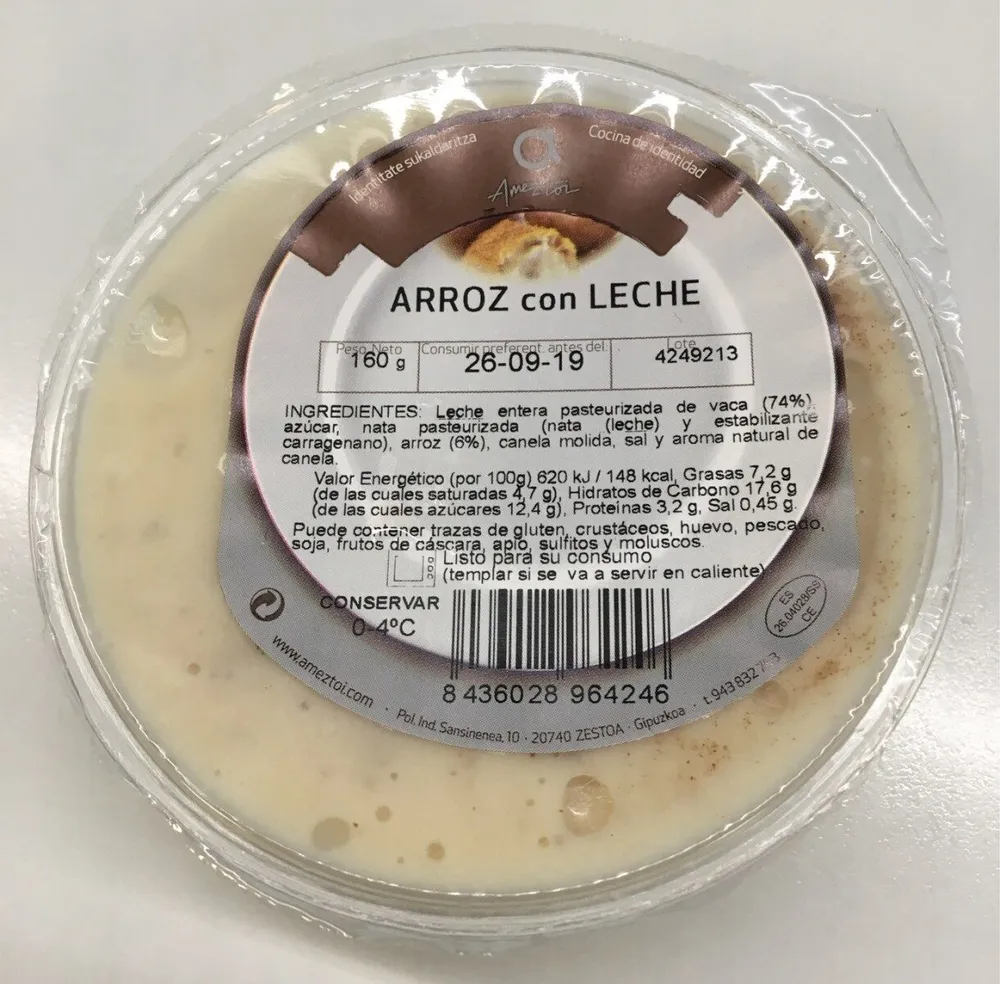 Arroz con leche