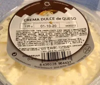 Crema dulce de queso