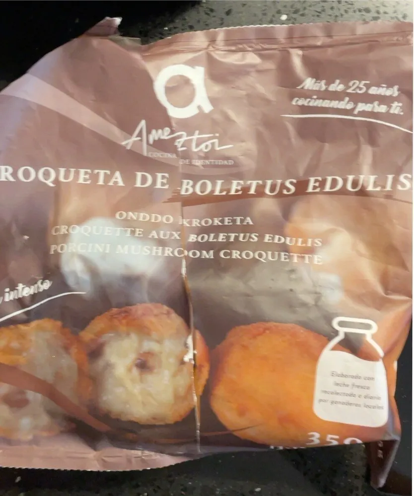 Croquetas de boletus edulis