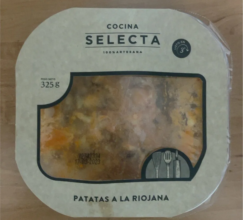 Patatas a la riojana