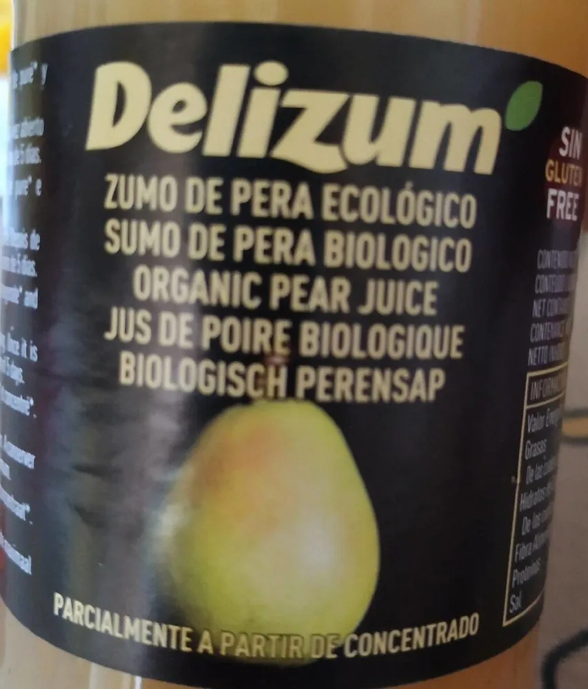 Zumo de pera