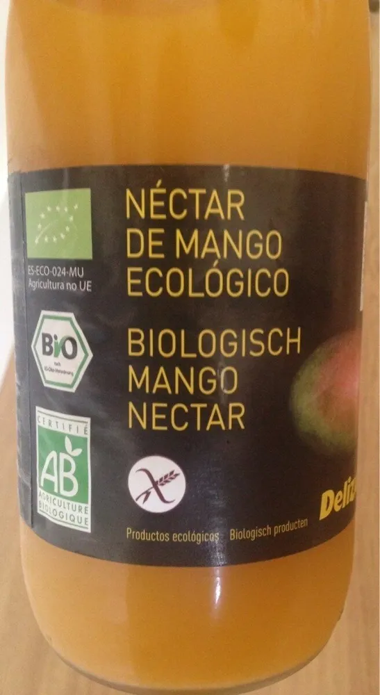 Néctar de mango ecológico