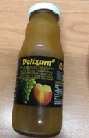 Zumo de melocotón y uva ecológico