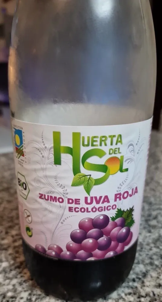 Zumo de uva roja
