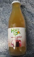 Zumo de manzana ecológico