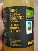 Zumo de piña ecológico