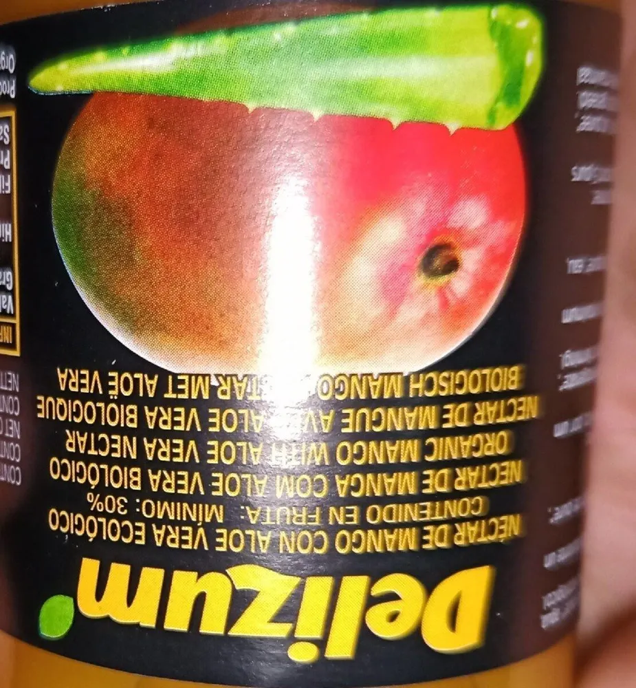 Zumo de mango y aloe vera