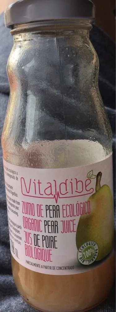 Zumo de pera ecologico