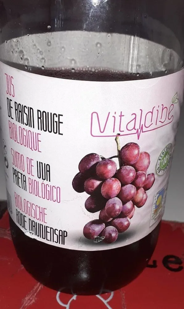 Jus de raisin biologique