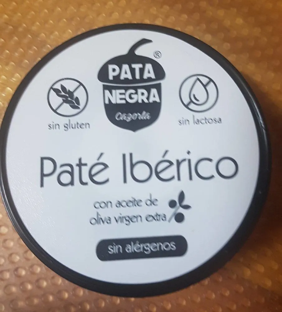 Paté Ibérico Pata Negra Con aceite de oliva virgen extra