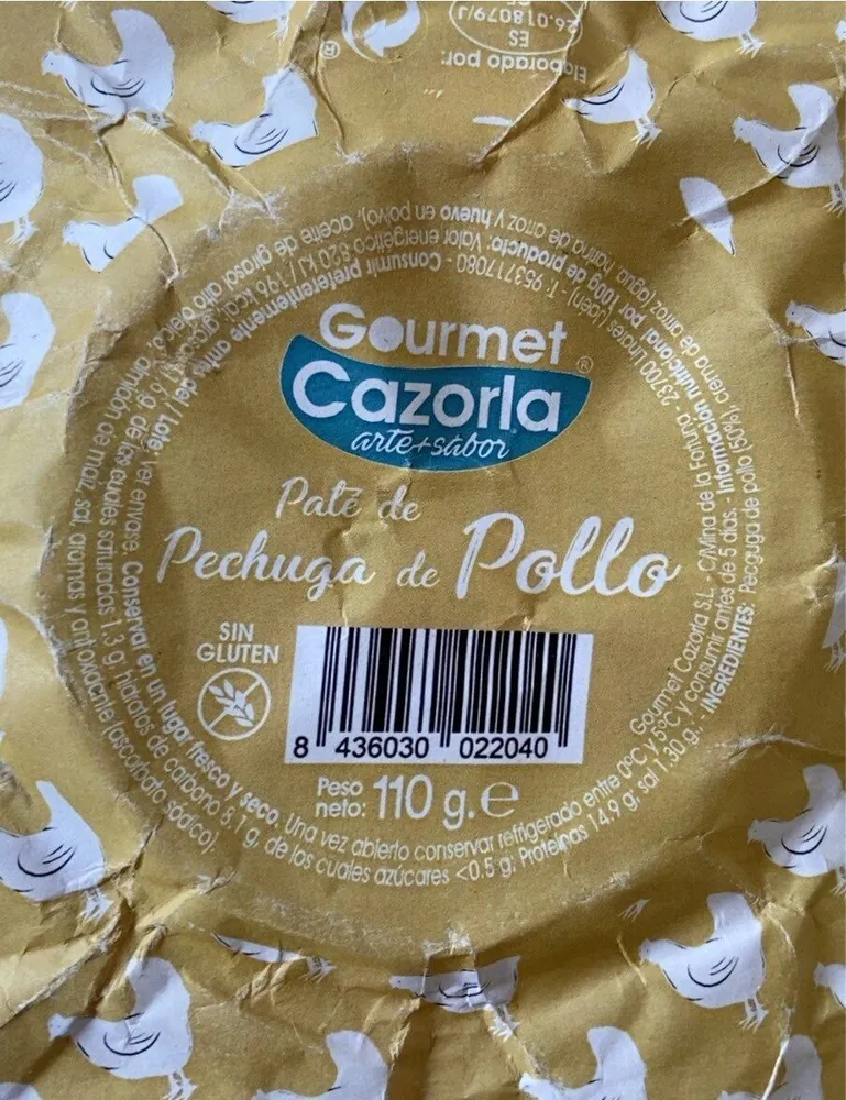 Paté de Pechuga de Pollo