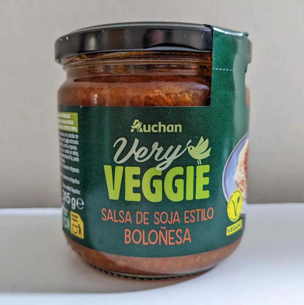 Very Veggie Salsa de Soja Estilo Boloñesa