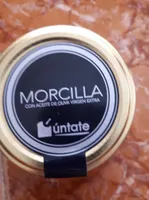 Morcilla con aceite de oliva virgen extra