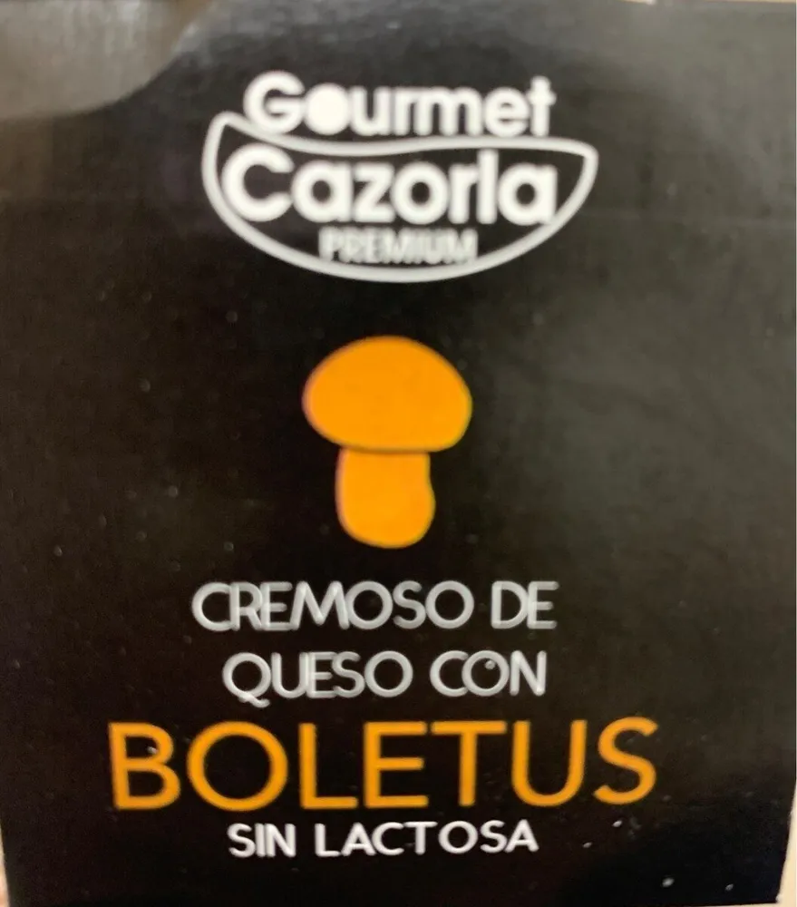 Cremlso de queso con boletus sin lactosa