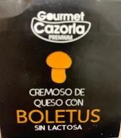 Cremlso de queso con boletus sin lactosa