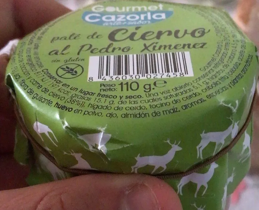 Pate de ciervo al Pedro Ximenez