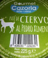 Paté de ciervo al Pedro Ximénez