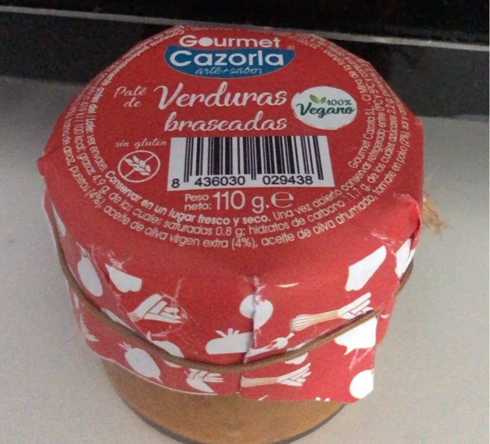 Pate de verduras braseadas